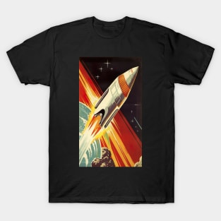 Cosmic Explorer - Futuristic Spaceship in Space T-Shirt